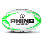 Rhino Rapide XV Rugby Ball WHITE 
